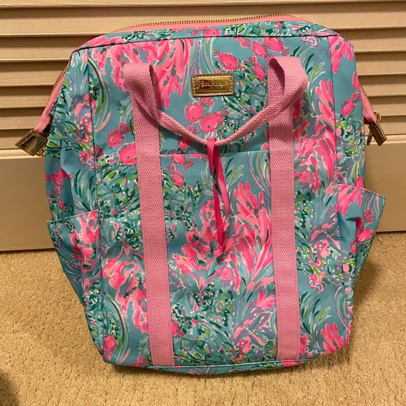Lilly Pulitzer cooler backpack - Picture 1 of 5